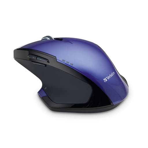 VERBATIM MOUSE 8-BUTTON DELUXE BLUE LED MOUSE – MORADO