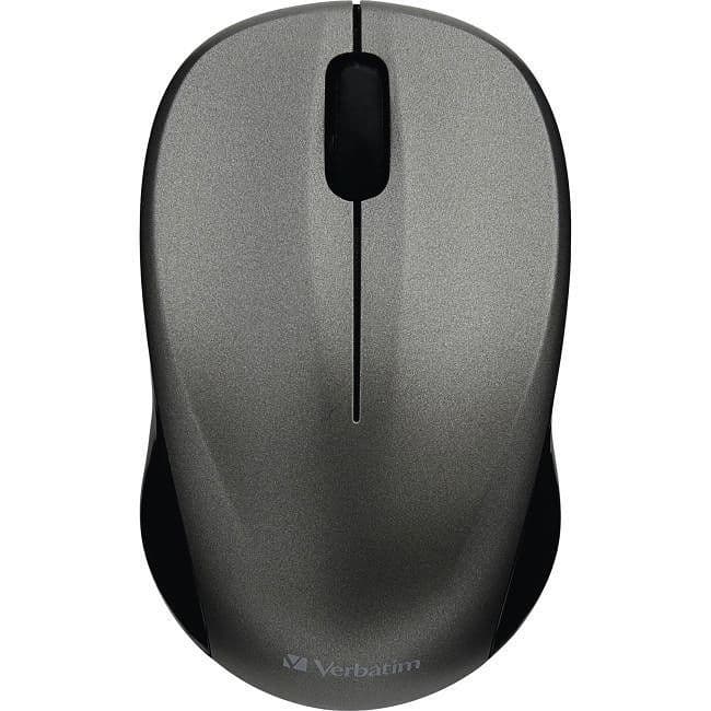 VERBATIM MOUSE SILENCIO INALÁMBRICO BLUE LED – GRAFITO
