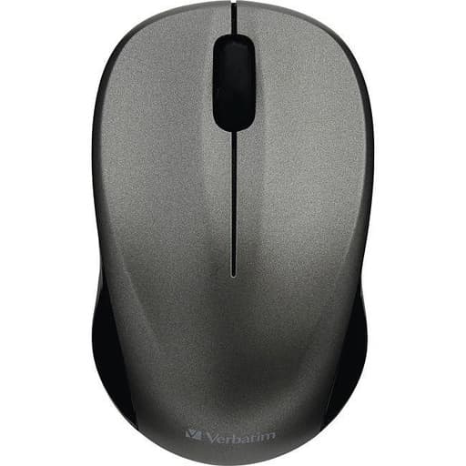 VERBATIM MOUSE SILENCIO INALÁMBRICO BLUE LED – GRAFITO