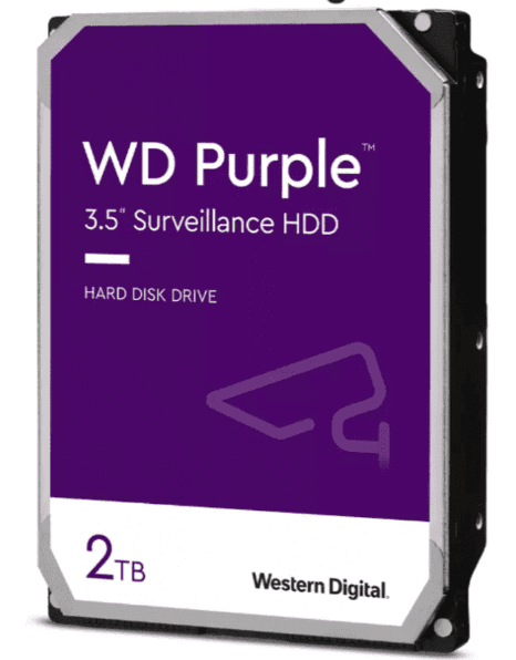 DISCO DURO PARA VIDEOVIGILANCIA WD PURPLE - 2TB