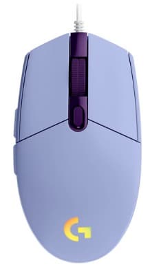 LOGITECH MOUSE LIGHTSYNC GAMING G203 LILA