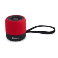 VERBATIM PARLANTE PORTÁTIL MINI, BLUETOOTH, INALÁMBRICO, ROJO
