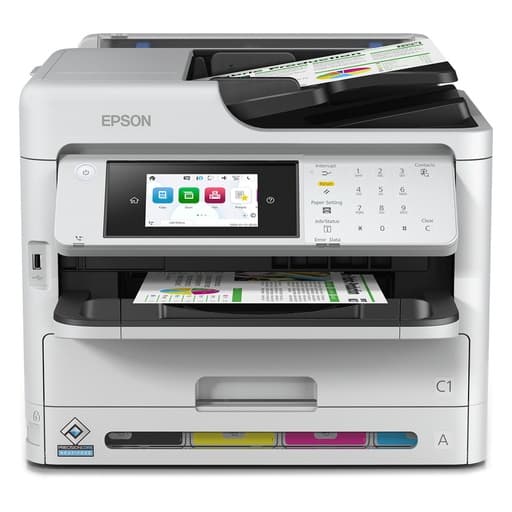 EPSON IMPRESORA MULTFUNCIONAL WORKFORCE WF-C5810 INALÁMBRICA 25 PPM ISO | IMPRIME | COPIA | ESCANEA | FAX | ETHERNET|