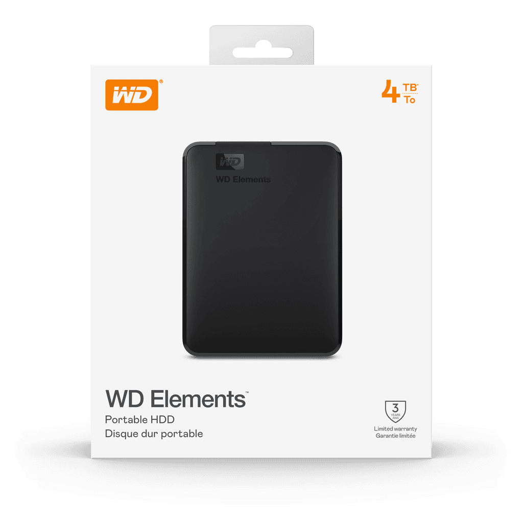WESTERN DIGITAL DISCO DURO EXTERNO WD 4TB 2.5´´ USB 3.0
