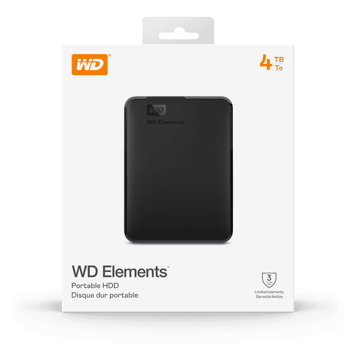WESTERN DIGITAL DISCO DURO EXTERNO WD 4TB 2.5´´ USB 3.0