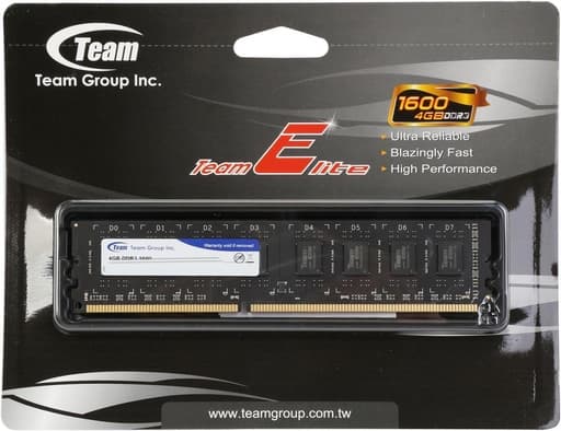 MEMORIA RAM DDR3 TEAM 4GB 1600 BLUE