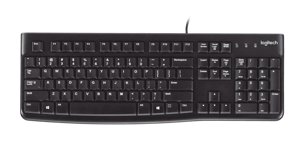 TECLADO LOGITECH K120 NEGRO USB