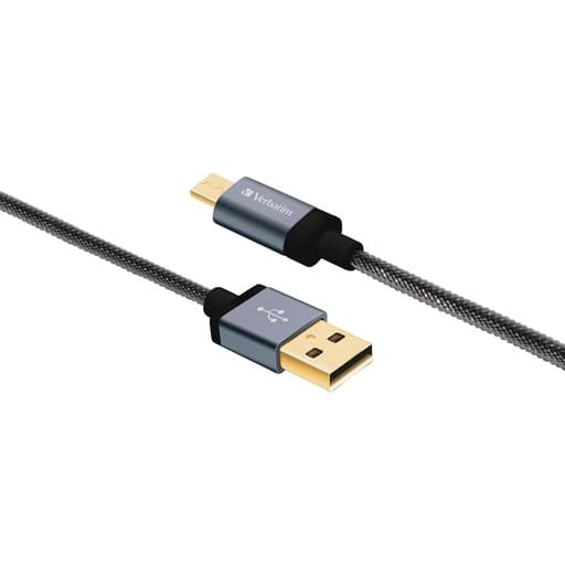 VERBATIM CABLE 120CM TRENZA NG MICRO USB