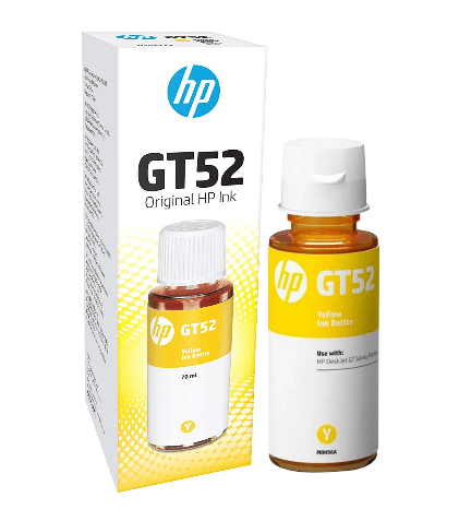 TINTA HP GT52 AMARILLA